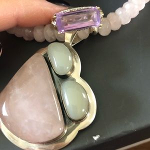 Desert Rose Trading by Jay King. Beautiful necklace, pendant and Amethyst ring 8